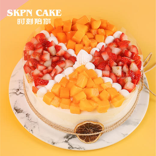 夏季热恋 动物奶油鲜果蛋糕 商品图0