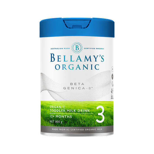 澳洲贝拉米Bellamy‘s Organic白金版有机A2奶粉3段800g（25年5月）【保税直发】 商品图0