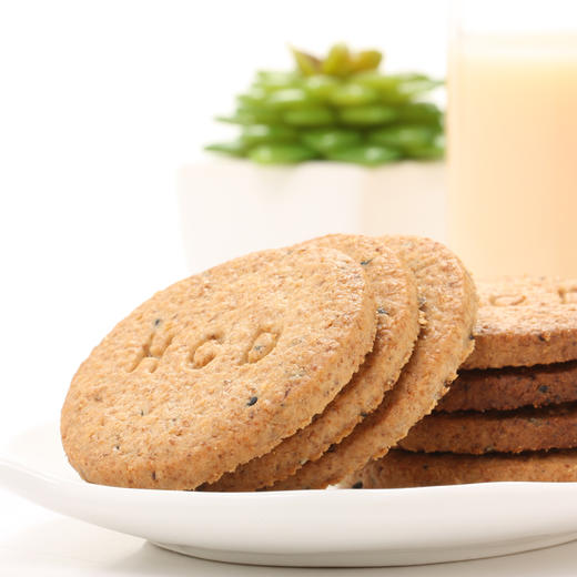 好吃点 高纤粗粮800g/盒 回归自然的清新美味 饼干 新老包装随机发货 包邮 商品图3