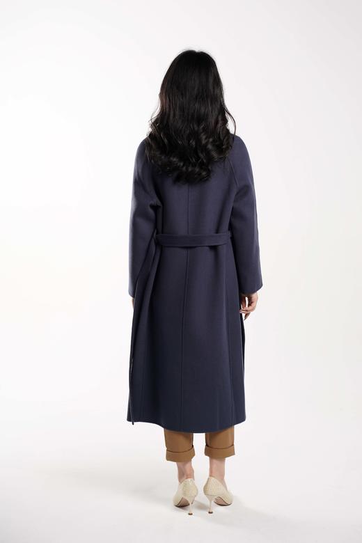 臣禾【100%绵羊毛】呢外套系腰带纯色长款呢大衣9214081126【现货 库存同步售完不补】 商品图6