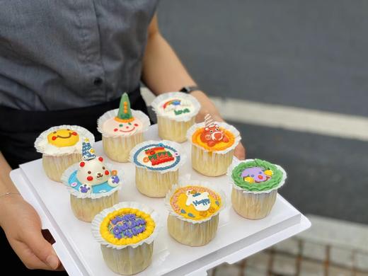 手绘卡通纸杯蛋糕可定制图案 商品图2