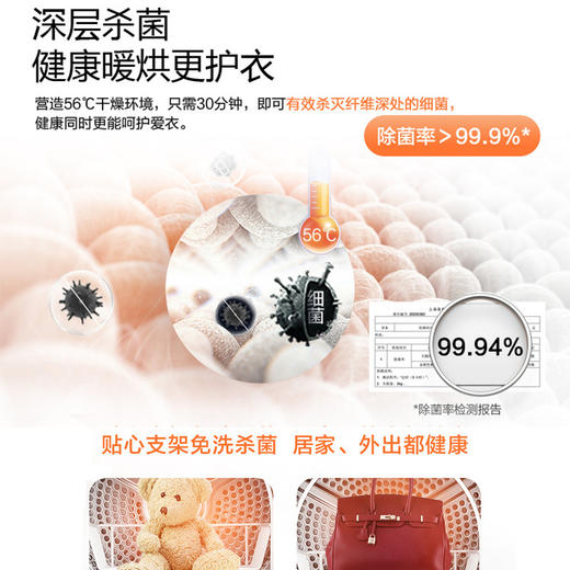 海尔(Haier) (251882) 热泵烘干机家用干衣机 GBN100-126 10公斤 商品图5
