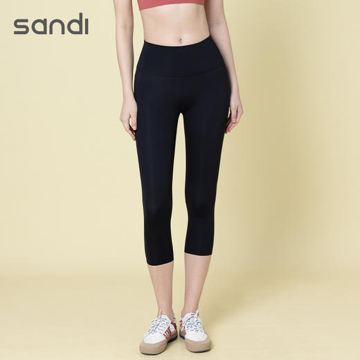 SANDI品牌裸感七分裤SA20G01瑜伽裤紧身健身裤 商品图2