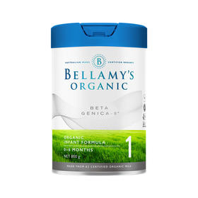 澳洲贝拉米Bellamy‘s Organic白金版有机A2奶粉1段800g（25年3月）【保税直发】