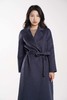 臣禾【100%绵羊毛】呢外套系腰带纯色长款呢大衣9214081126【现货 库存同步售完不补】 商品缩略图9