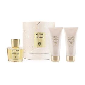 Acqua di Parma/帕尔玛之水优雅木兰香女士浓香水100ml+沐浴露75ml+身体乳75ml