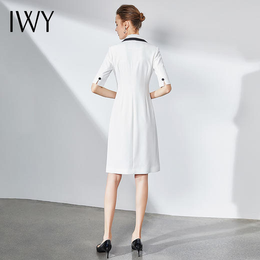 IWY/白色西装连衣裙女神范时尚修身名媛高端职业套裙气质正装
ADQ323 商品图3