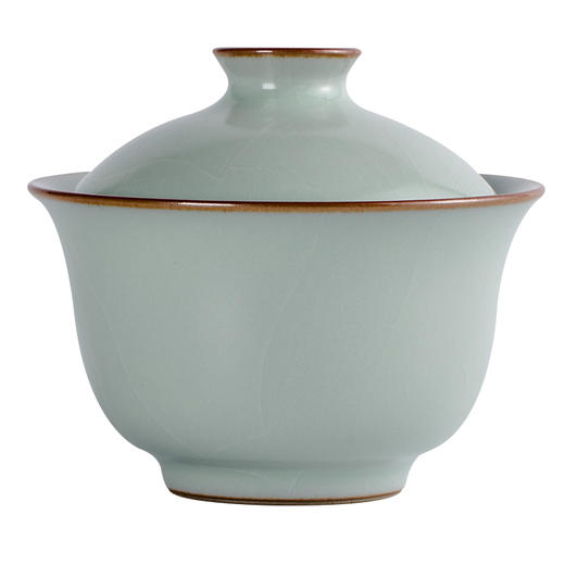 问鼎鼎者粉青素月盖碗（缺货） 商品图3