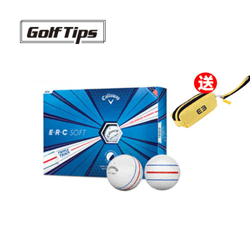 Callaway卡拉威 ERC SOFT石墨烯带推杆线瞄准三线球远距离三层球 商品图0
