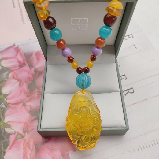 碎珀项链 商品图1