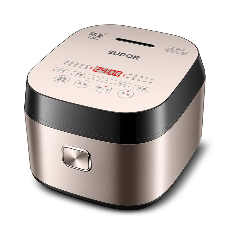 苏泊尔  电饭煲   SF50FC77  5升  智能电饭煲 球釜电饭煲家用电饭锅 柴火饭煲 24小时预约定时 全面屏触控操作