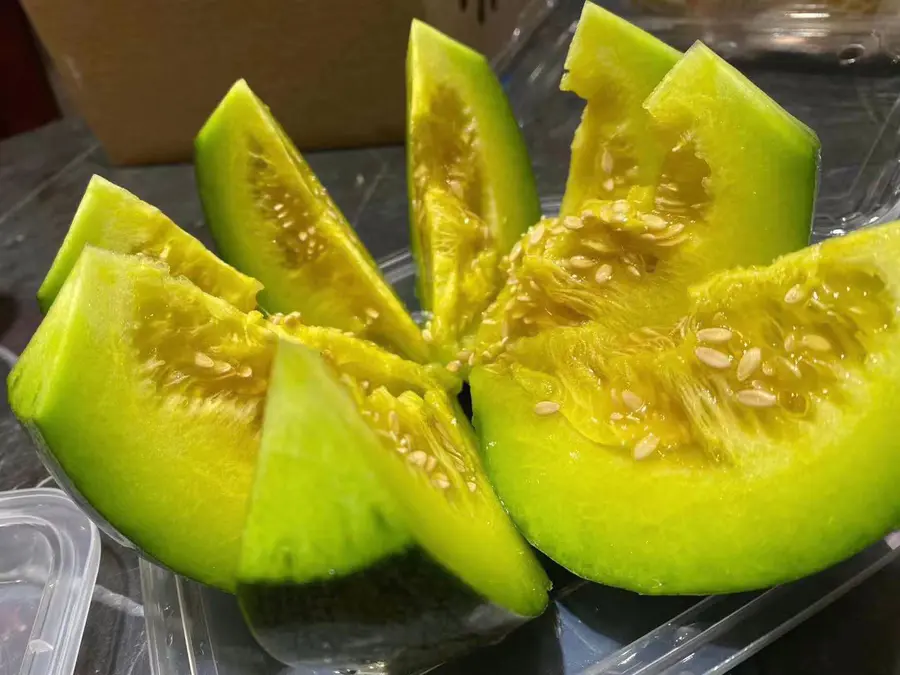 冰翡翠甜瓜,又名高糖翠玉!