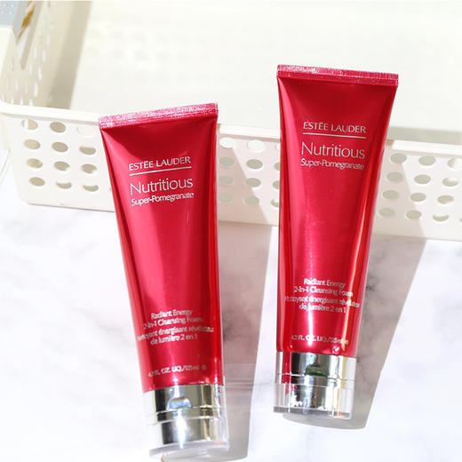 雅诗兰黛鲜活亮采红石榴二合一洁面乳125ml 商品图1