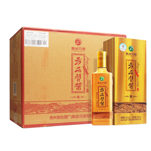 【BJ】茅台集团 习酒 方品习酱鎏 53度 500ml 6瓶/箱（ZB） 商品图4