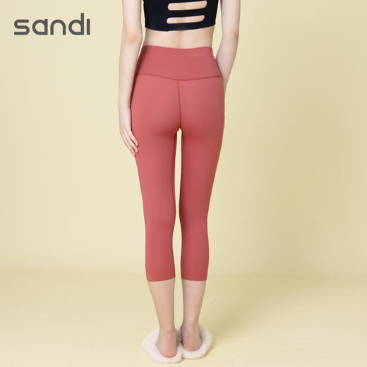 SANDI品牌裸感七分裤SA20G01瑜伽裤紧身健身裤 商品图1