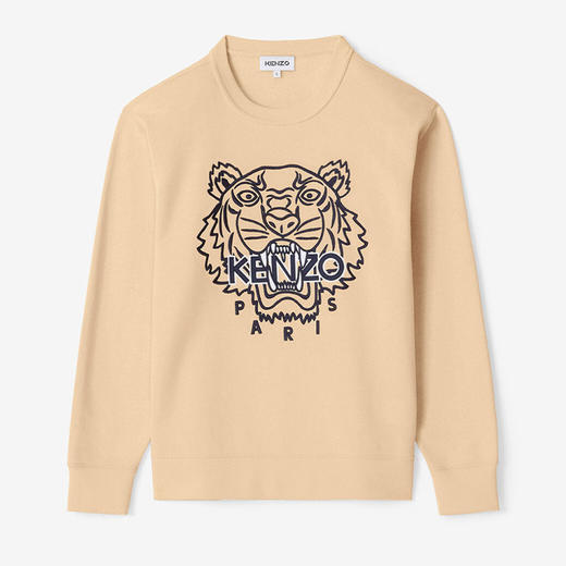 KENZO 高田贤三 女士老虎运动衫 橘红 FB52 SW824 4MP 35 商品图2