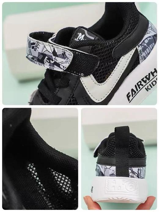 马克华菲童鞋女童单网运动鞋春秋夏新款中大童儿童透气男童网鞋子 商品图10