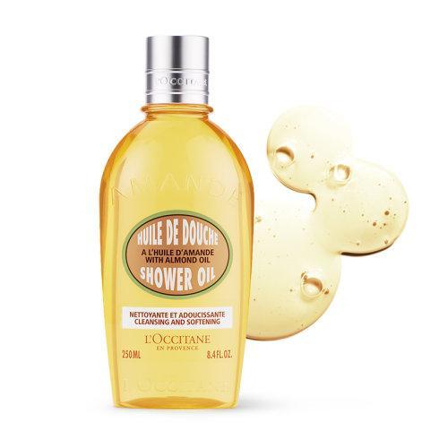 L'occitane欧舒丹甜扁桃洗护滋润套装 沐浴油250ml+美体乳200ml 商品图1