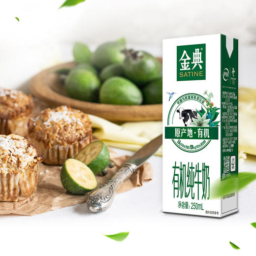 金典有机纯牛奶 250ml*16盒 整箱 有机牧场 营养 早餐奶 伊利 包邮 商品图2