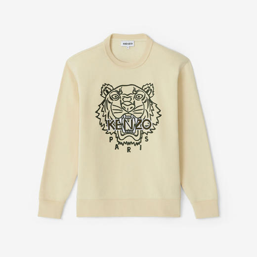 KENZO 高田贤三 女士老虎运动衫 米黄 FB52 SW824 4MP 08 商品图2