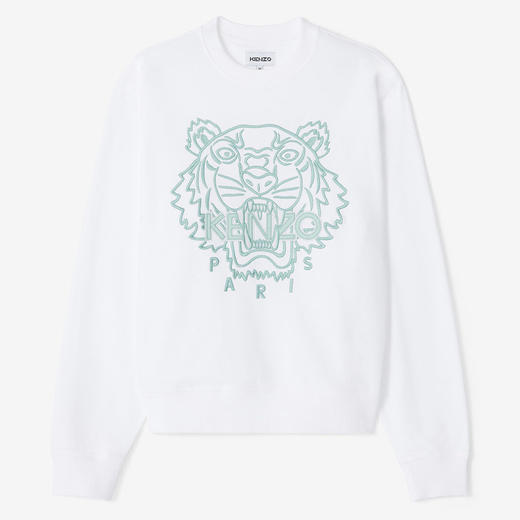 KENZO 高田贤三 男士老虎运动衫 白色 FB55 SW120 4MP 01B 商品图2