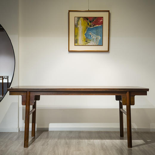 清代 红木夹头榫刀牙板大画案 商品图0