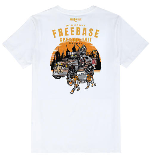 新款短袖潮流个性纯色黑白大码休闲T恤衫NMT-1637 商品图4