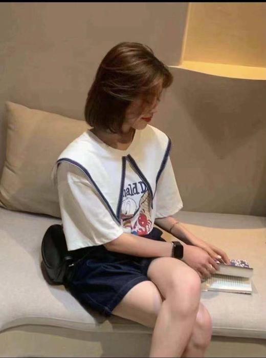 MT 时尚海军领半T 商品图0