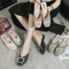 升级版！【一脚蹬“懒人”鞋拖】气质女王款方头拖鞋，2021新款夏季可外穿包头鞋，鞋底防滑，柔软舒适易打理，半包凉拖鞋 商品缩略图0