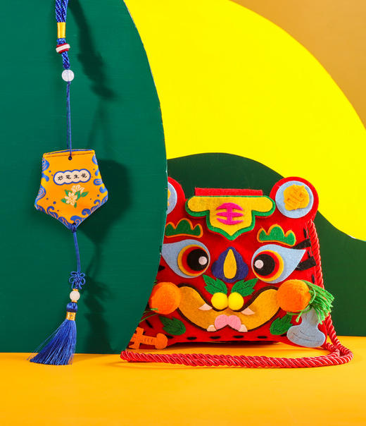 艺趣端午文创斜挎包香囊组合2合一 商品图2