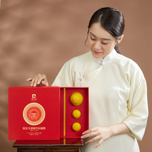 故宫辅首拔罐器 不用火的拔罐器套装 硅胶拔罐 故宫商务礼物 创意礼品 玫红色 1只 商品图4