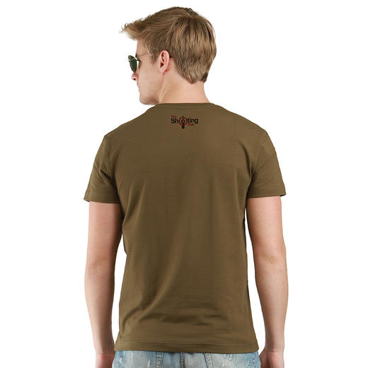 自由基地军绿经典流行个性简单印花T恤NMT-1602 商品图1