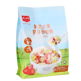 精力沛牌黑麦水果胚芽谷物脆300g(内含10小袋）