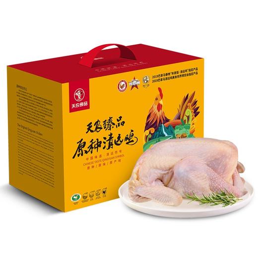 【礼盒】天农臻品原种清远鸡整只900g礼盒装 送礼佳品 供港清远鸡土鸡 商品图0