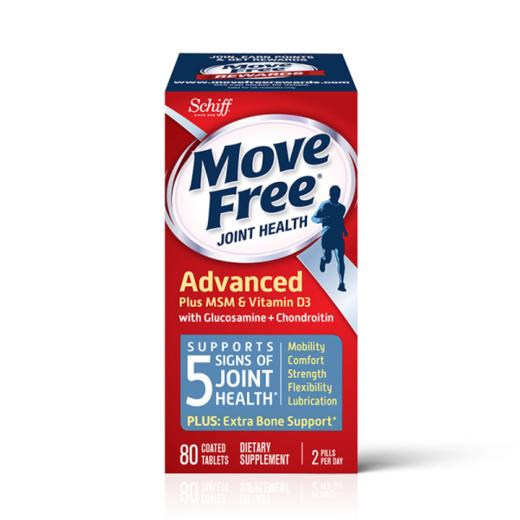 【直邮】MoveFree 蓝瓶维骨力 80粒 1瓶装 商品图3