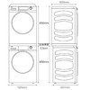海尔（Haier）洗烘套装G100168BD14LSU1+HBNS100-FQ176U1 商品缩略图13