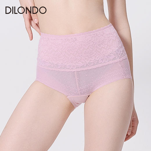 迪兰多收腹提臀，性感时尚蕾丝花边高腰内裤   DL6356 商品图0