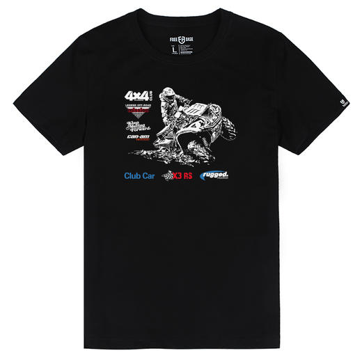 UTV沙地越野车夏装短袖机车印花流行T恤衫NMT-1633 商品图2