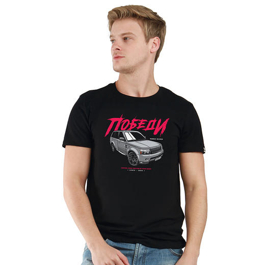 路虎range rover机车休闲个性流行修身短袖T恤衫 NMT-1629 商品图0