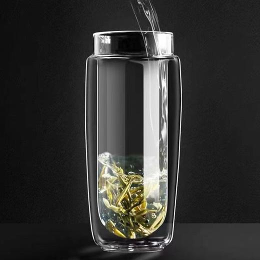 恒福 玻璃茶具 办公泡绿茶专用过滤杯 茶水分离鲜茶杯 商品图0
