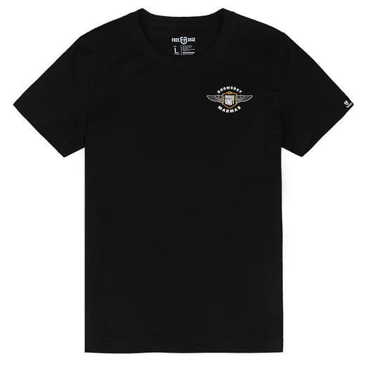 新款短袖潮流个性纯色黑白大码休闲T恤衫NMT-1637 商品图2