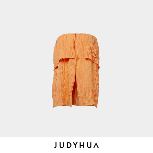JUDYHUA 褶皱抹胸上衣 商品图4