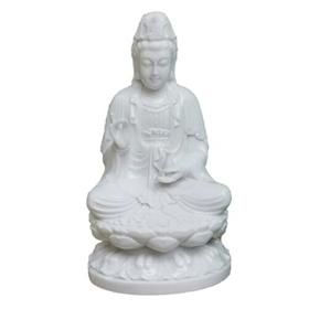 仿白玉 · 4寸观音菩萨座像