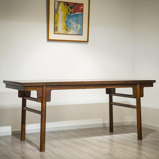 清代 红木夹头榫刀牙板大画案 商品图1