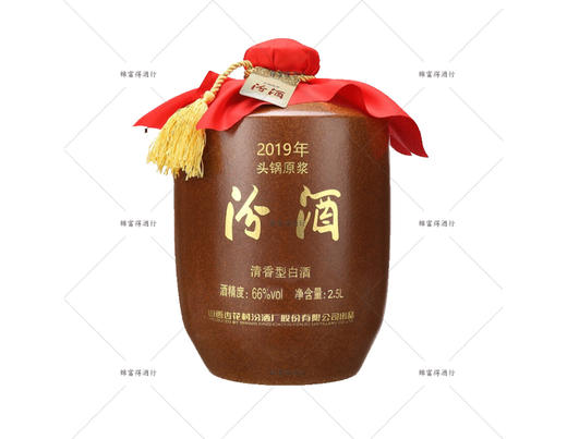 山西杏花村汾酒股份 2019年产头锅原浆66度2.5L/瓶 国产清香型 商品图2