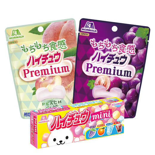 日本进口 森永Premium 柠檬/白桃 浓厚脆皮果汁软糖 （248023）（248016） 商品图0