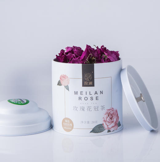玫瑰花冠茶有机四川干玫瑰花大朵特级重瓣养生茶伴手礼罐装 商品图2
