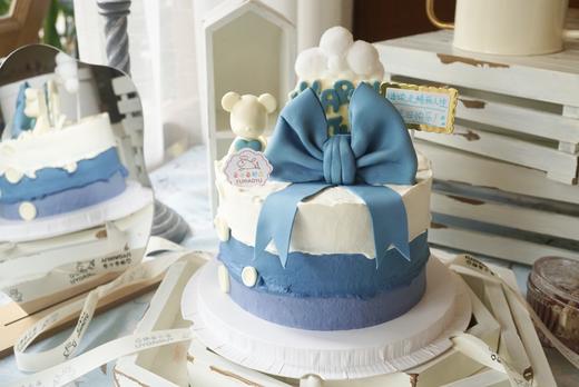 蓝色蝴蝶结 商品图0