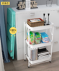可折叠置物小推车  免安装折叠厨房置物架多层蔬菜篮婴儿用品收纳架小推车可移动 商品缩略图3