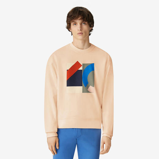 KENZO 高田贤三 男士 运动超大运动衫 橘红 FB55 SW524 4MS 09 商品图0